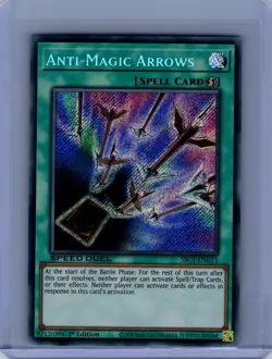 Yugioh SBC1-ENG11 Anti-Magic Arrows 1ST EDITION Near Mint or Better - Image 1