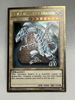 Yu-Gi-Oh! Blue-Eyes White Dragon PGL2-EN080 & Malefic Blue-Eyes White Dragon - Image 2
