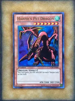 Yugioh Harpie’s Pet Dragon LCJW-EN086 Ultra Rare 1st Ed NM - Image 1