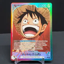 Monkey D Luffy (Alternate Art) OP13-001 Leader One Piece Carrying on His Will NM - Image 2