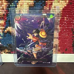 One Piece Monkey D Luffy Character OP09-119 Sec SP English Never Used Near Mint - Image 1