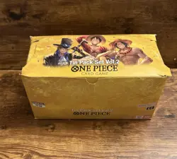 Sealed Case - One Piece DISPLAY 12x Mini Tin Pack Set VOL. 2 TS-02 TS02 English - Image 1