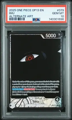 2025 ONE PIECE OP13-CARRYING ON HIS WILL ALTERNATE ART #079 IMU PSA 10 - Image 1