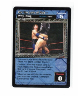 WWE Raw Deal Card: For The Love Of God- Why, King, WhyU - Image 1