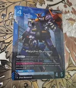 Gundam Card Game TCG Psycho Gundam Dual Impact GD02-001 LR A02 - Image 1