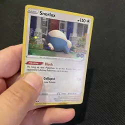 Snorlax 055/078 Cosmos Holo - Pokemon GO Card - SWIRL - Image 2