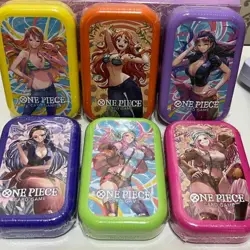 ONE PIECE CARD GAME Vol.2 TS-02 Japanese Version 6 Mini Tin Set -Sealed - Image 2