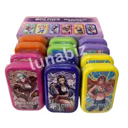 1 Box of One Piece Card Game Mini-tin Pack Set Vol.2 Asian Limited- 12 Mini Tins - Image 2