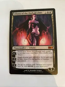 Liliana of the Dark Realms 102 Core Set 2014 (M14) Regular MTG TCG CARD NM - Image 1