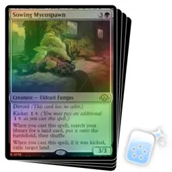 FOIL SOWING MYCOSPAWN X4 Modern Horizons 3 Magic MTG MINT CARD - Image 1