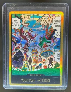 2026 One Piece The Azure Sea's Seven DON!! Card Egghead Gold #OP14 - Image 1