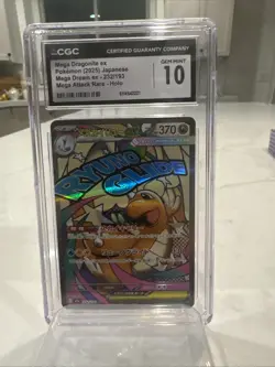 CGC GEM MINT 10 Mega Dragonite ex MA 232/193 M2a MEGA Dream ex Pokemon Card JPN - Image 1