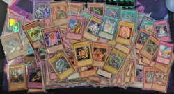 520+ Vintage Yu-Gi-Oh! English & Spanish Card Lot LP-DM Holos-Non Holos - Image 1