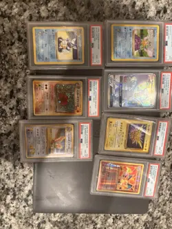 Nintendo PSA Graded Pokemon TCG Lot - Blastoise, Charizard, Zapdos - 7 Cards - Image 2