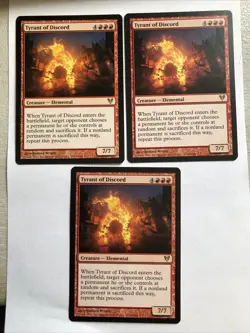 Tyrant Of Discord X3 Avacyn Restored Ex/ NM Cond See Pics Front/back English - Image 1