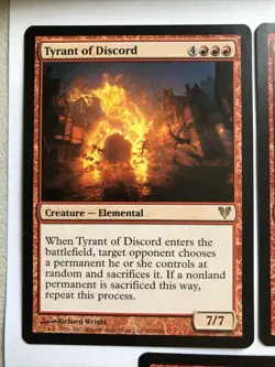 Tyrant Of Discord X3 Avacyn Restored Ex/ NM Cond See Pics Front/back English - Image 2