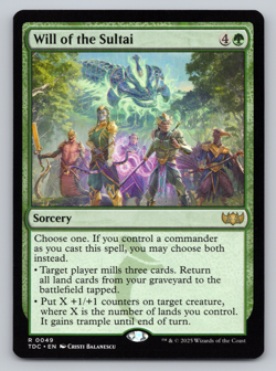 Will of the Sultai - Commander: Tarkir Dragonstorm MTG - Image 1