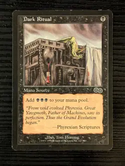 Dark Ritual [Urza's Saga] - MTG Magic the Gathering - EX/LP - Image 1