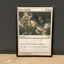 MTG Magic The Gathering- MASS CALCIFY, Shadowmoor - Image 1