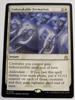 MTG - Unbreakable Formation - Ravnica Remastered - Image 1