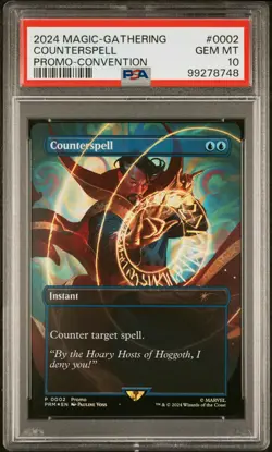 2024 MTG PROMOS CONVENTION #0002 COUNTERSPELL PSA 10 - Image 1