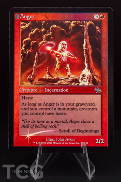 Anger: 2002 Magic the Gathering - Judgment Foil - Image 1