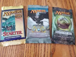 MAGIC THE GATHERING Mixed Lot of Three (3) SEALED BOOSTER PACKS - Image 1