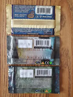 MAGIC THE GATHERING Mixed Lot of Three (3) SEALED BOOSTER PACKS - Image 2