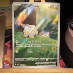 Togedemaru 104/094 Phantasmal Flames Illustration Rare Full Art Pokemon TCG MINT - Image 1