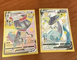 SHINY Pokemon TCG - Dragapult V SWSH096 & Dragapult VMAX SWSH097 Promos NM - Image 1