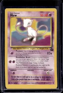 1999 Pokemon Wizards Black Star Promos Mew #8 - Image 1