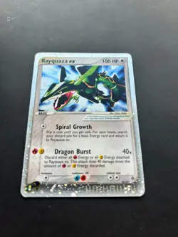 Rayquaza ex 97/97 Dragon Holo Ultra Rare Foil Pokemon TCG Nintendo LP - Image 2