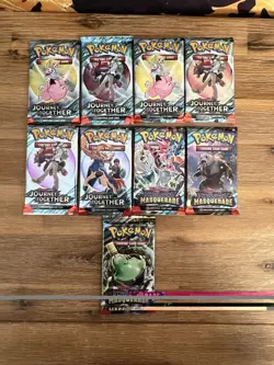 Pokemon TCG Sword and Shield Fusion Strike & more lot of 12 Sealed Booster Packs - Image 2