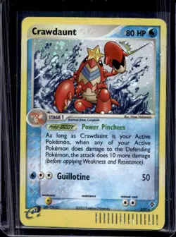2003 Pokemon EX Dragon Crawdaunt Reverse Holo #3/97 - Image 1