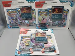 Pokemon TCG Journey Together 3-Booster Blistered Collection Lot of 3 - Image 2