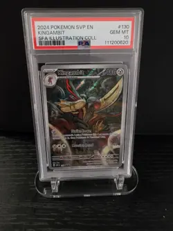 PSA 10 2024 POKEMON SVP EN-SV BLACK STAR PROMO | KINGAMBIT 130 - Image 1