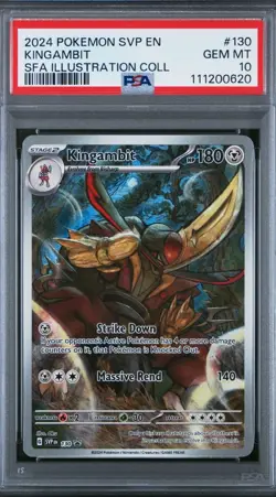 PSA 10 2024 POKEMON SVP EN-SV BLACK STAR PROMO | KINGAMBIT 130 - Image 3