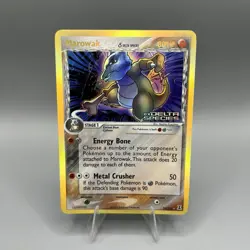 Marowak 10/113 EX Delta Species Reverse Holo Holo Rare Stamp LP Pokemon TCG - Image 1