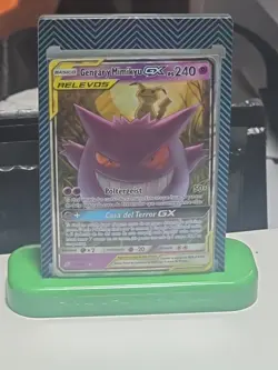 2019 Pokemon Gengar & Mimikyu GX 53/181 Sm - Team Up Holo - SPANISH - Image 1