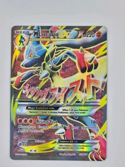 Pokemon TCG M Lucario EX 55a/111 Alternate Art Promo Card NM - Image 1