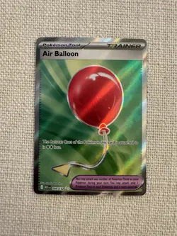 Pokemon TCG Mega Evolutions Air Balloon Pokemon Tool Card 166/132 NM - Image 1