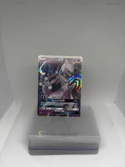 Pokemon Mewtwo GX Holo Ultra Rare TCG Card Hidden Fates 31/68 - Image 1
