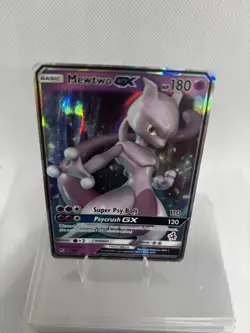 Pokemon Mewtwo GX Holo Ultra Rare TCG Card Hidden Fates 31/68 - Image 2