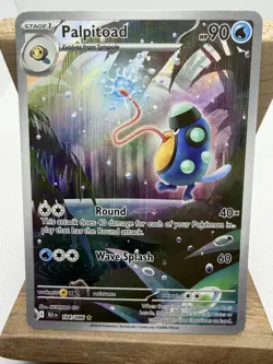 Pokemon 2025 Scarlet and Violet Black Bolt Palpitoad #104/086 - Image 1