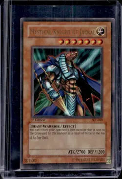 2003 Yu-Gi-Oh! Pharaonic Guardian 1st Edition Mystical Knight of Jackal #PGD-069 - Image 1