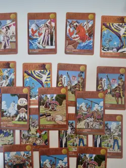 One Piece Carddass Visual Adventure Japanese Vintage Card Lot 24 Cards - Image 5