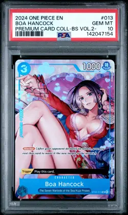 2024 ONE PIECE PREM CARD COLL -BEST SELECTION VOL.2- #013 BOA HANCOCK PSA 10 - Image 1
