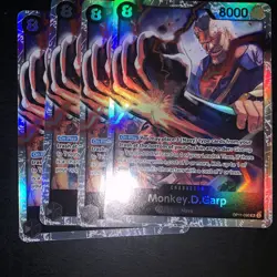 Monkey.D.Garp OP11-095 'A Fist of Divine Speed' One Piece Super Rare Playset - Image 1