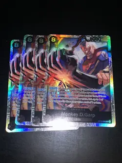 Monkey.D.Garp OP11-095 'A Fist of Divine Speed' One Piece Super Rare Playset - Image 3