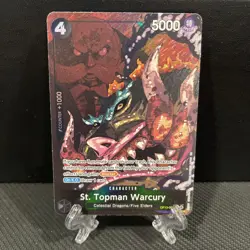 One Piece TCG St. Topman Warcury OP13-089 Alternate Art Alt English NM - Image 1